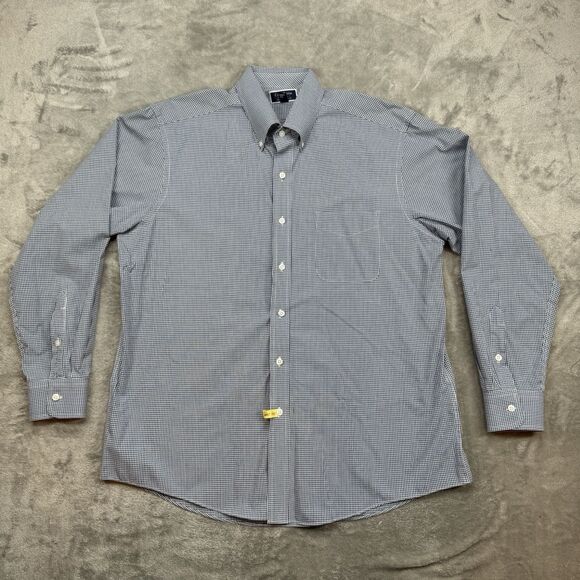 Club Room Button Down Shirt Men’s 16.5 34-35 Blue Regular Fit Performance Office - Picture 1 of 8